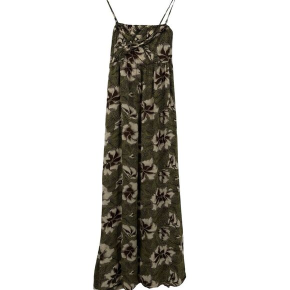 Anthropologie Edmé & Esyllte Convertible Maxi Pocket Dress in Floral | Size 8 - Picture 9 of 10